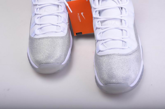 jordan 11 retro white metallic silver - ar0715-100