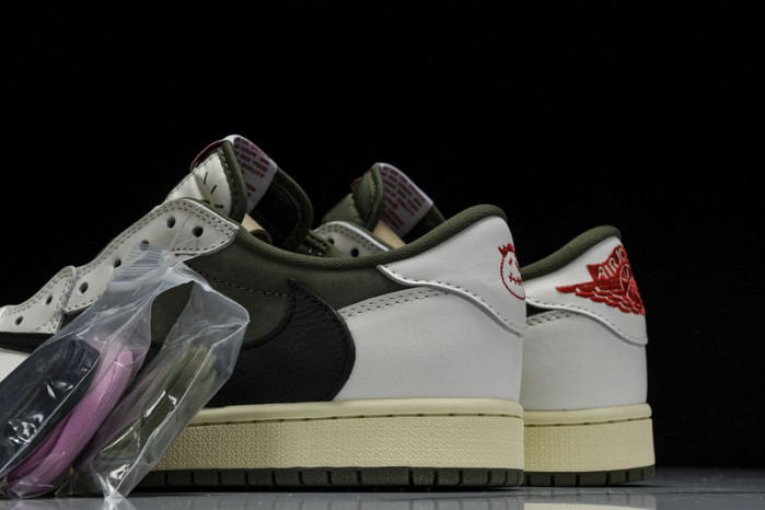 travis scott x air jordan 1 low og olive dm7866-200