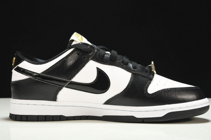 nike dunk low world champs black white dr9511-100