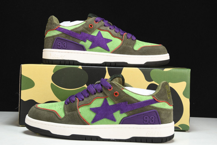 a bathing ape bape sta low copshoe bp-005
