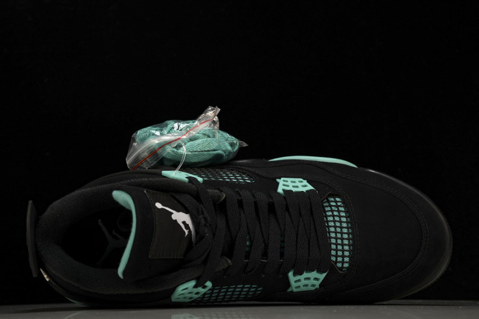 air jordan 4 black tiff any green bq7669-132