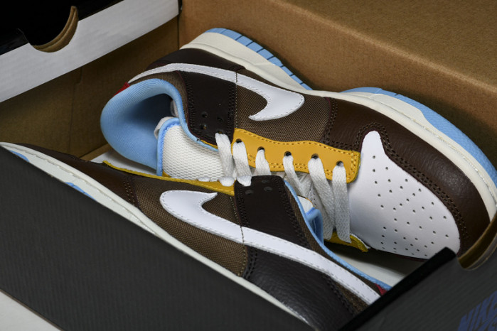 nike dunk low medium brown 314142-203