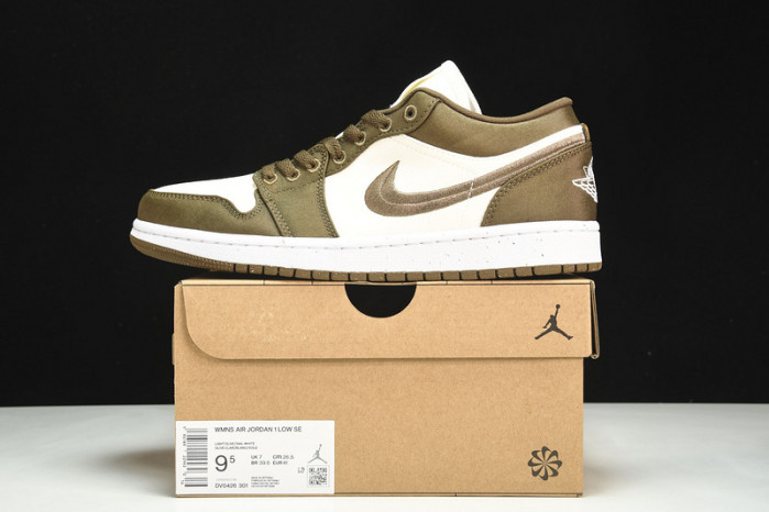 jordan 1 low se light olive (w) - dv0426-301
