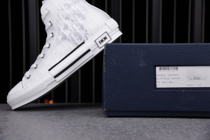 d1r* b23 oblique high top sneakers white t004801-1035