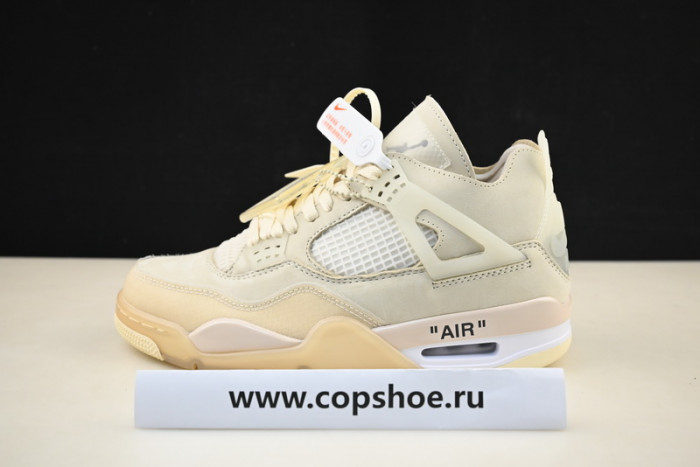 jordan 4 retro off-white sail - cv9388-100