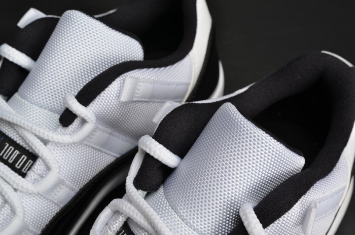 air jordan 11 retro lof "concord" black/ white mens 528895-153
