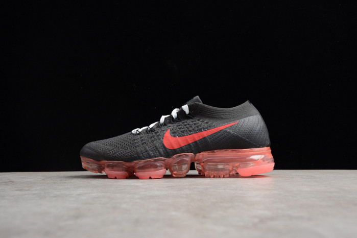 nikelab air vapormax flyknit black/big red womens aa3859-016