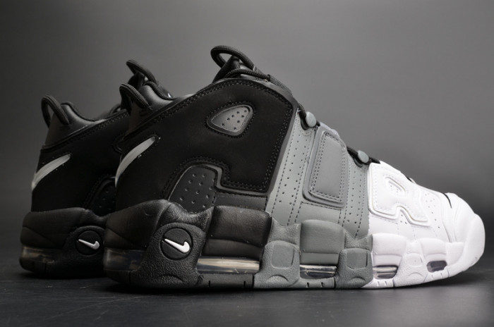 nike air more uptempo “tri-color” black-grey-white mens 921948-002